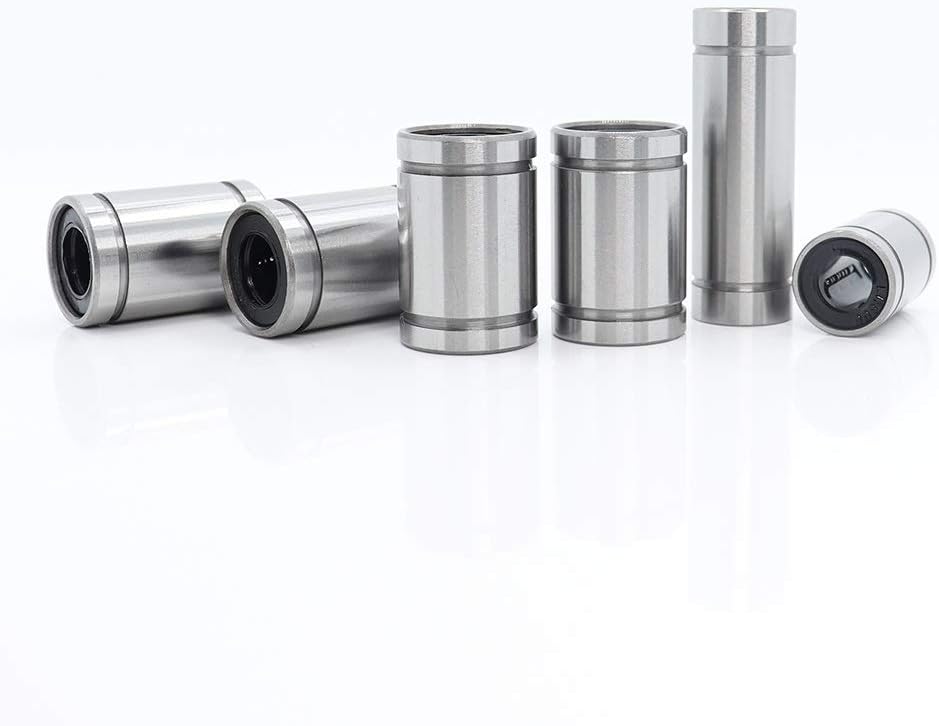 Linear Bearing Linear Bearings Set for JGAurora A5 / A5S / A1 A3S LM10UU LM8UU LM8LUU Linear Motion Bearing 3D Printer Parts Linear Ball Bearings