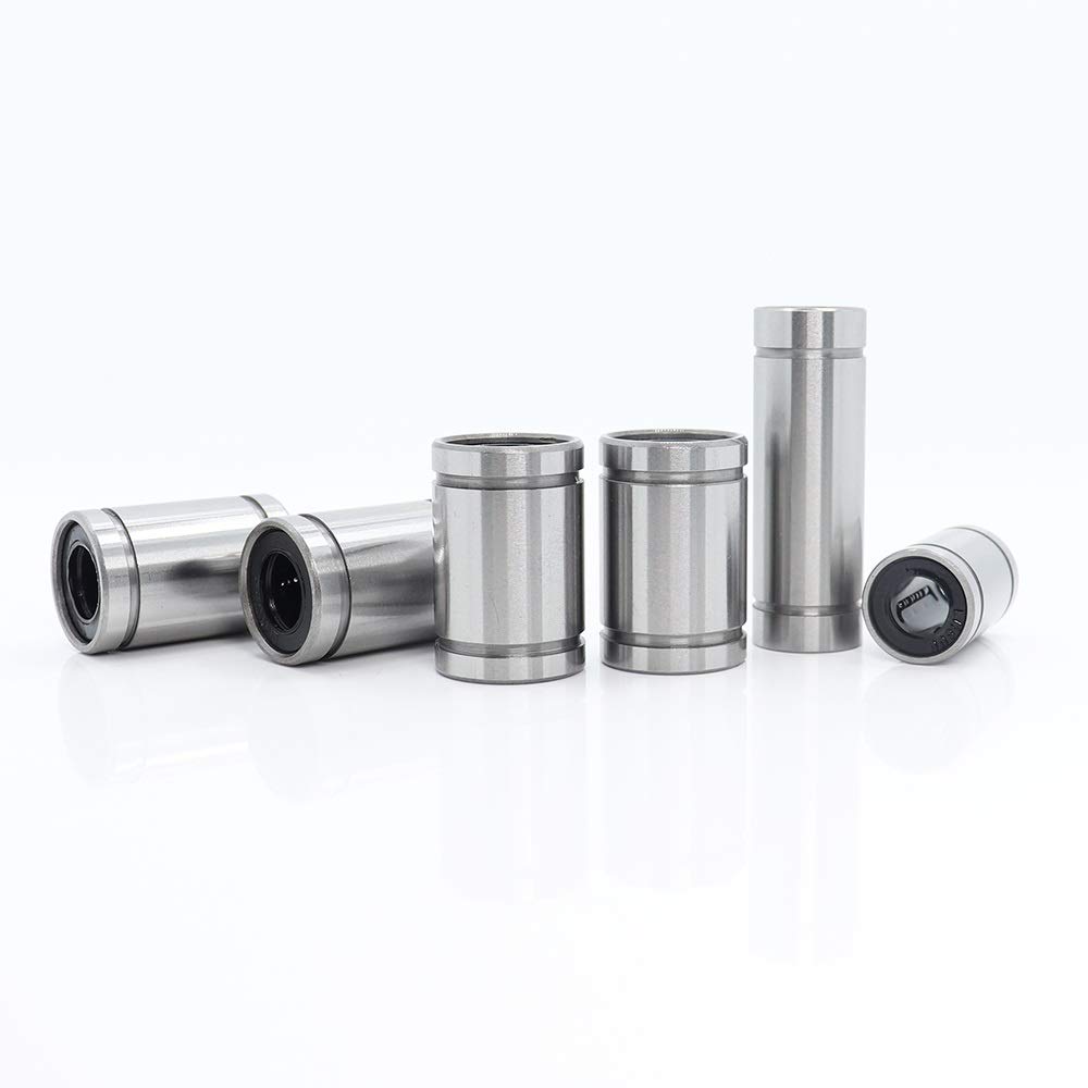 Rodamientos de Bolas lineales Rodamientos lineales Conjunto de JGAurora A5 / A5S / A1 A3S LM10UU LM8UU LM8LUU Lineal del Movimiento del rodamiento Partes de la Impresora 3D