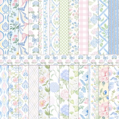 Papier cartonné aquarelle hortensia, support double face premium 30,5 cm