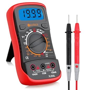 Neoteck XL830L Digital Multimeter 2000 Counts Mini Multimeter Battery ...