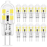 【Protección de los ojos】Bombilla LED G4 el índice de reproducción del color ultra alto (Ra> 85) hace que los objetos sean más vívidos; el Blanco frío de 6000K crea una atmósfera y sin parpadeo pueden proteger los ojos.