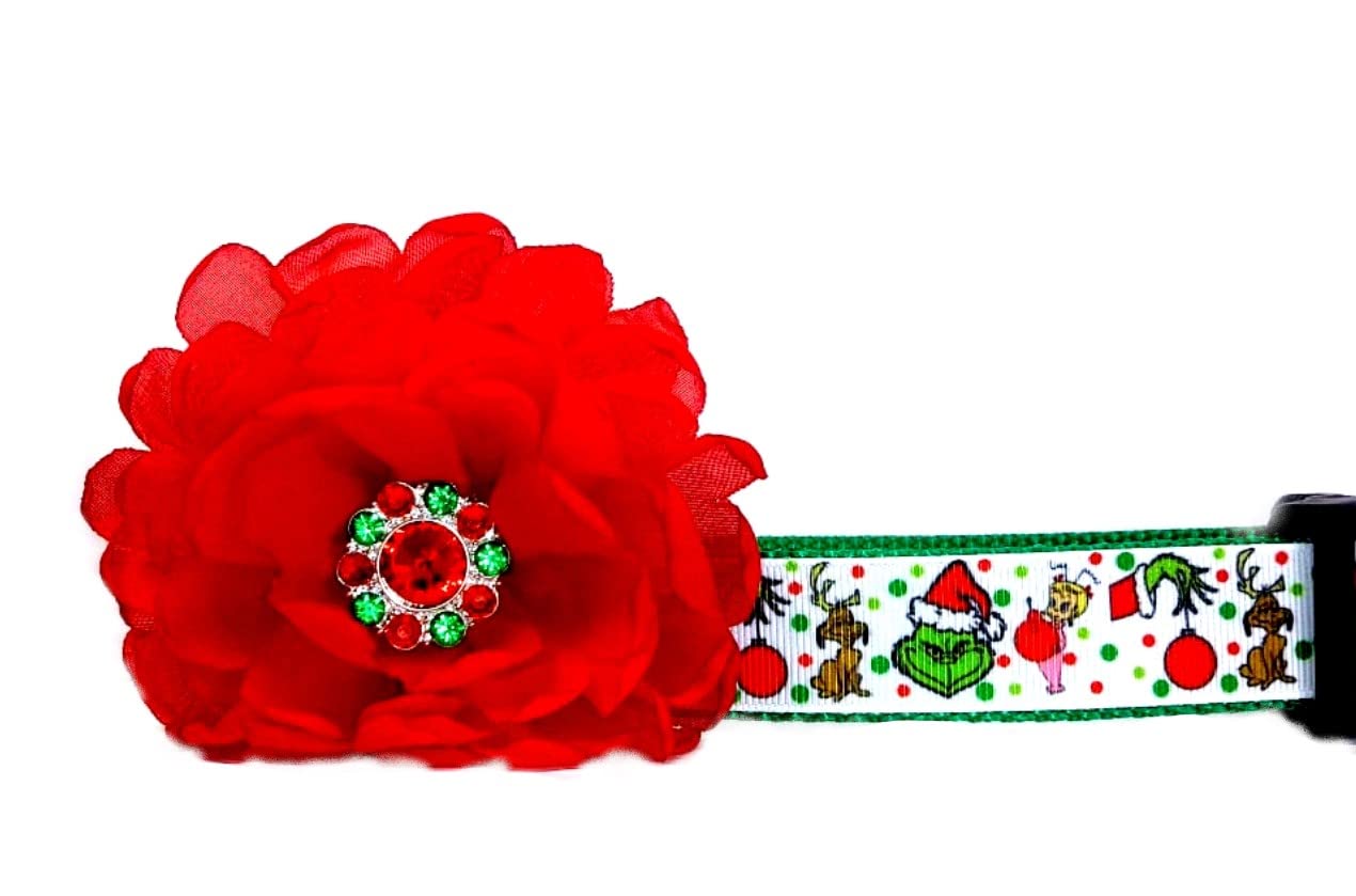 grinch dog collar