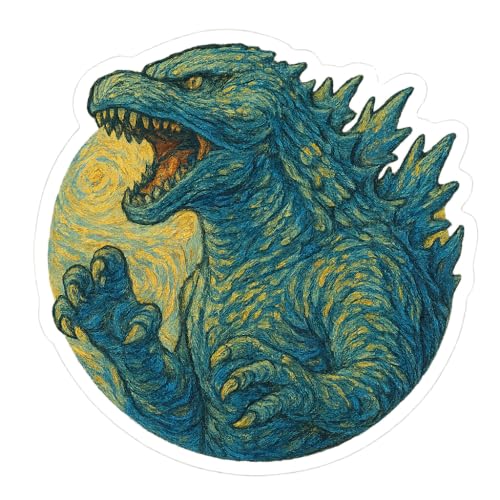 (3 Pack) Godzilla Post-Impressionist Gogh Art...
