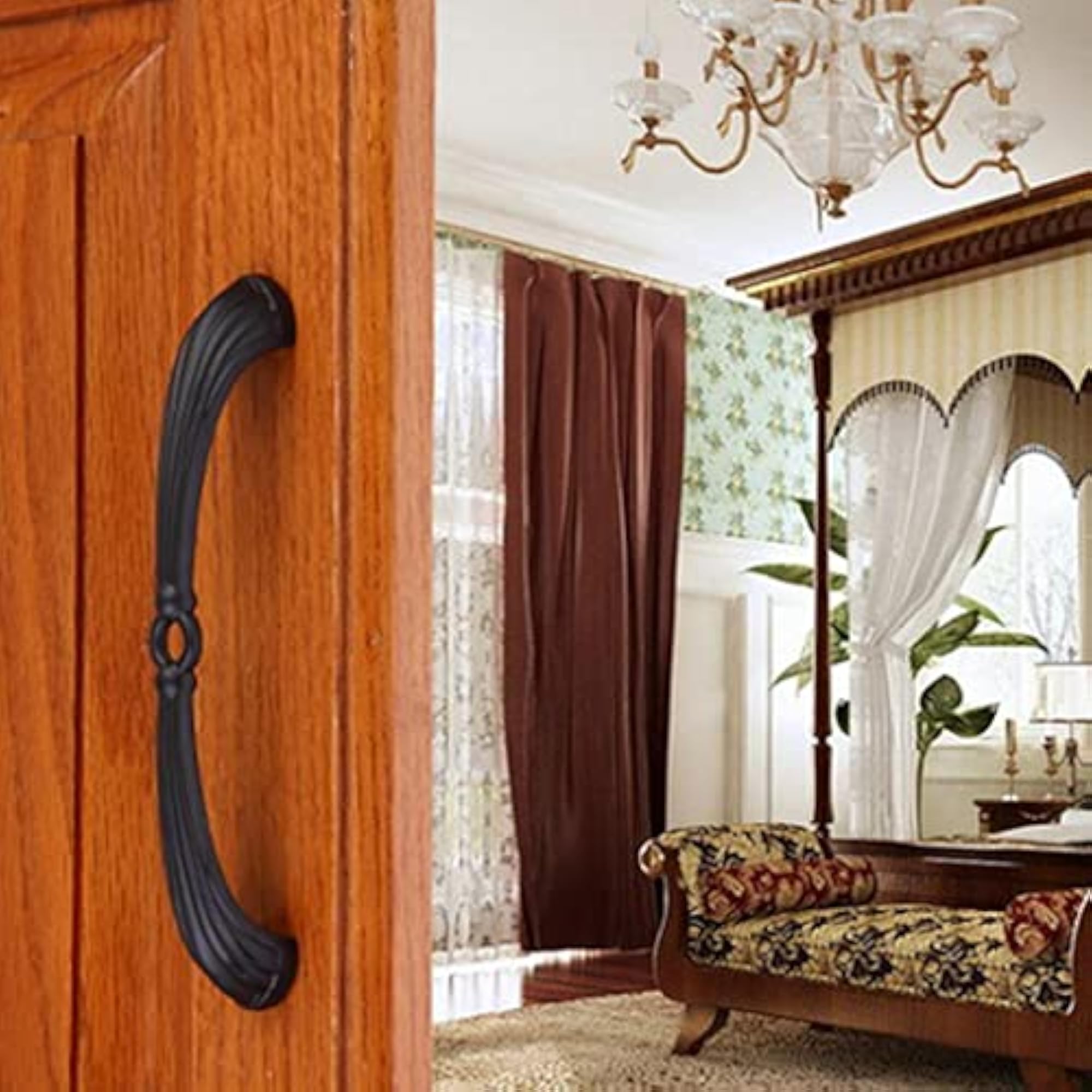 Cabinet Door Drawer Bin Handle Pull Knob Hardware