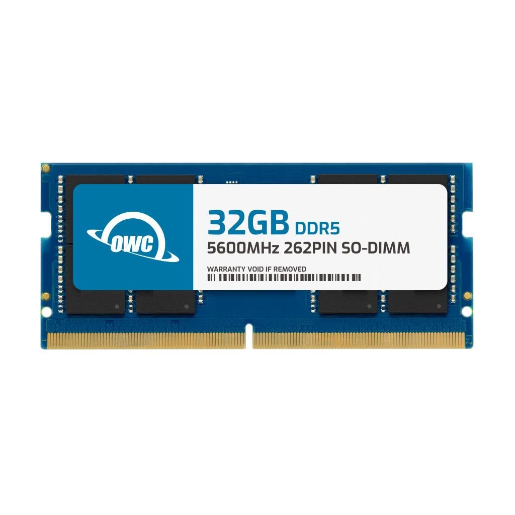 OWC 32GB DDR5 5600 PC5-44800 CL46 2Rx8 262-pin 1.1V SODIMM Memory RAM Module Upgrade for Select Laptops or All-in-One Systems-image-37