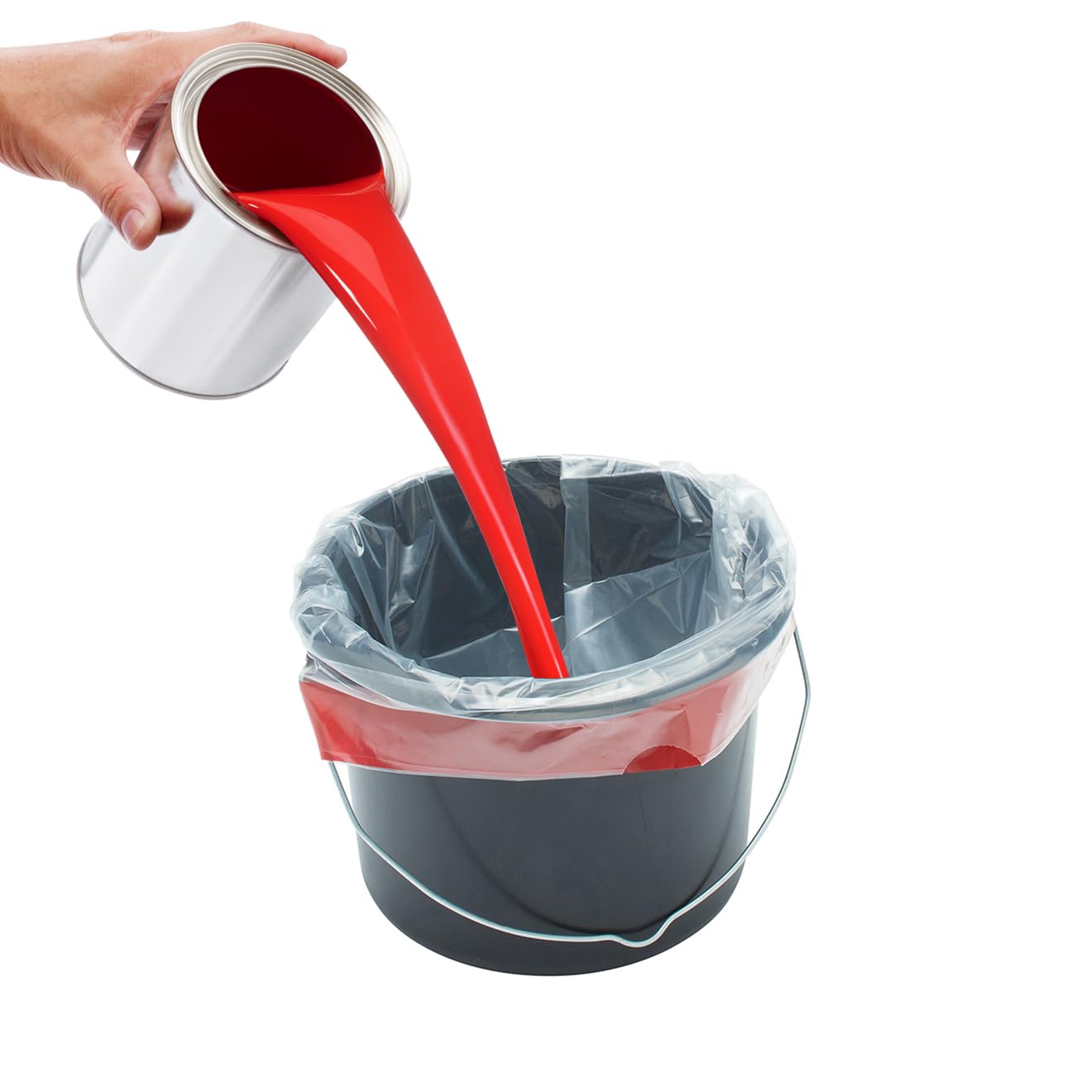 10 pcs 2.5 litre Recycled Plastic Paint Kettle Liners for Quick, Mess Free