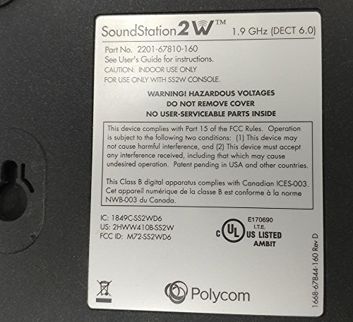 Teléfono inalámbrico Polycom SoundStation 2W Basic miniatura 5