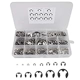 ɞ【Tragbare Aufbewahrungsbox】Diese Sicherungsringe sind gut verpackt und in einer wiederverschließbaren Kunststoffbox, zum bequemen schnellen Zugriff und Schutz, können Sie einfach diese kleinen Teile aufbewahren.