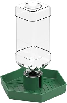 Automatic Water Dispenser For Reptiles Easy Clean Food Feeder Water Bowl For Turtles And Lizards Anticlip Pet Waterer Reptiles Watering Supply