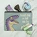 Velociraptor Feed Me and Tell Me I'm Pretty Dinosaur Funny Makeup Cosmetic Bag Organizer Pouch