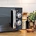 Russell Hobbs RHM1731B Inspire Solo Mikrowelle, 17 Liter, 700W, Schwarz, mit 5 Leistungsstufen, Timer, Auftaufunktion, Leicht zu Reinigen