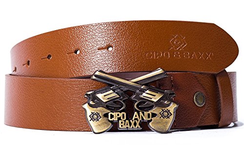 Ceinture homme réglable et raccourcissable en cuir véritable Cipo & Baxx