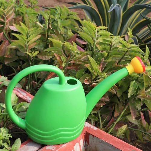 Image of Watering Can (2.5 L) Garden Watering Can Green Water Can with Sprayer for Plants /Garden | Indoor Outdoor Watering Shower Can 2.5 Liter