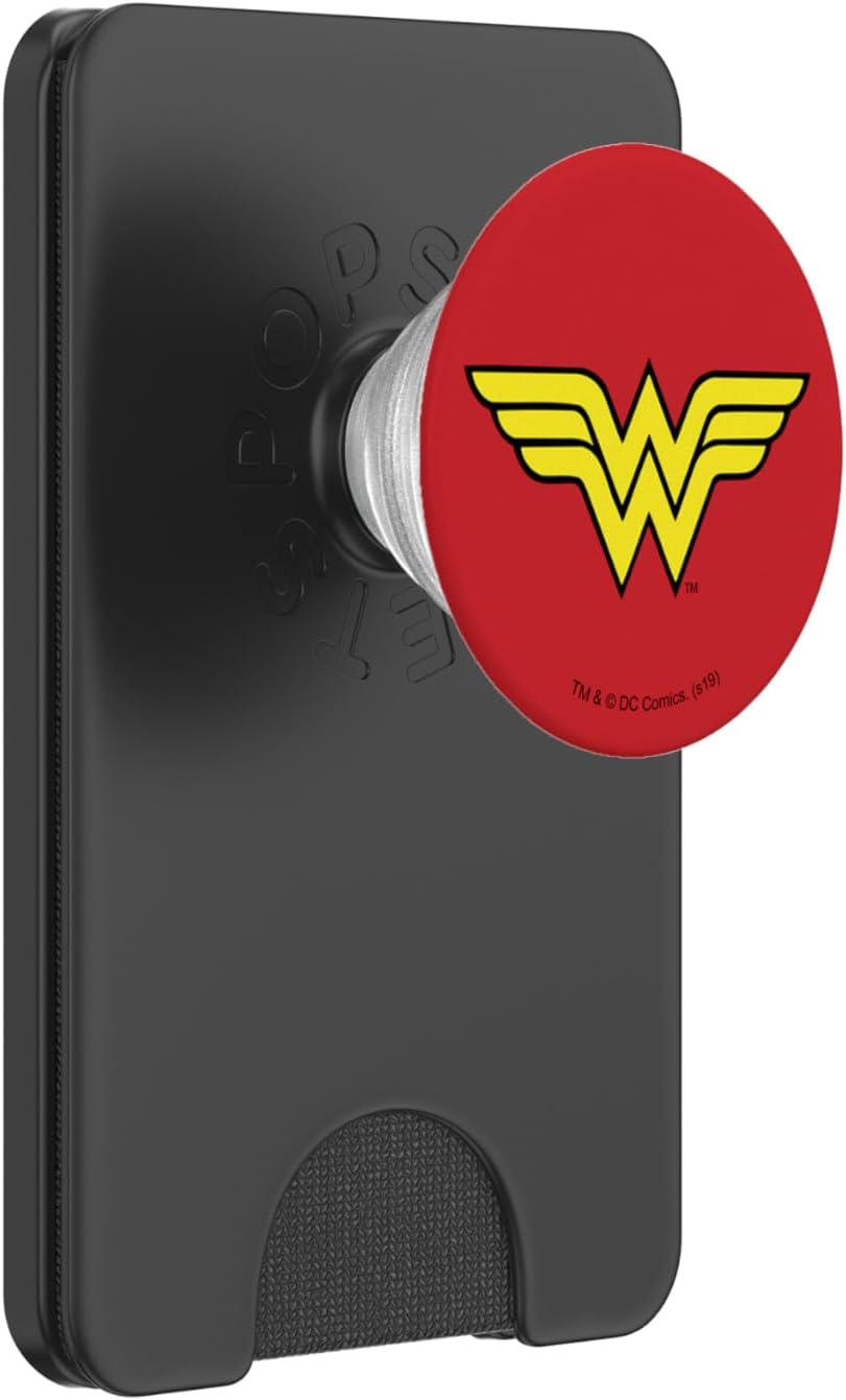 Wonder Woman Classic Logo PopSockets PopWallet for MagSafe