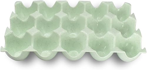 Soporte para bandeja de huevos para refrigerador, cesta de plástico para 15 huevos para nevera, caja organizadora de almacenamiento de cocina, plato