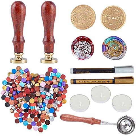 CRASPIRE 200PCS Sealing Wax Beads Kit Cover