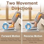 VIVURN® 028 Under Desk Elliptical 12 Speed 5 Modes Motorized Leg Exerciser While Sitting for Seniors As Seen on TV Low Impact Electric Pedal Exerciser with Non-Slip Mat Quiet for Home and Office - Image 4