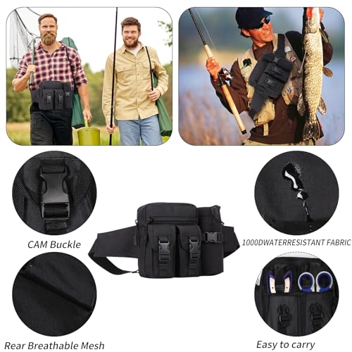 AOFUXTI Kit De Ferramentas De Pesca - Kit De Alicates De Pesca, 112 Peças De Equipamentos E Equipame