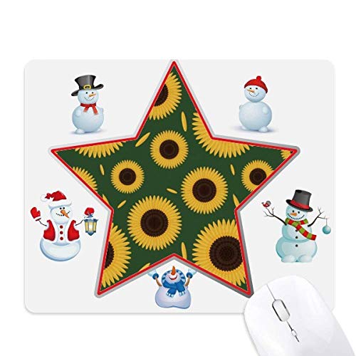 Tapis de souris Noël bonhomme de neige pour décorer votre bureau festif