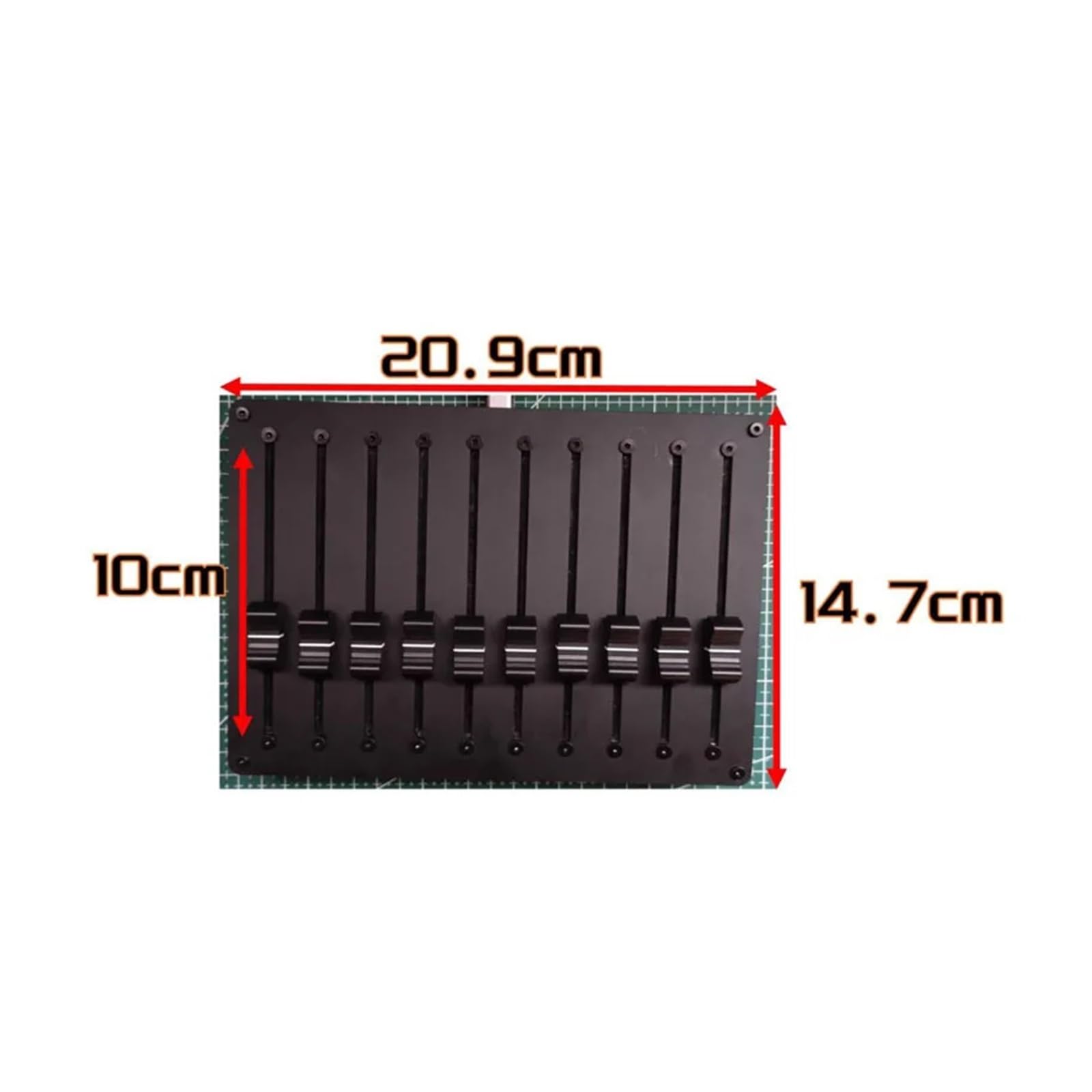 Faders de controlador MIDI Interfaz USB/tipo C Software DAW, 10 canales - Mensajes CC personalizables