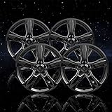 Elite Auto Chrome Black 5 Spk 20' Wheel Skins for Chevy Camaro LS/LT/SS 2016-2018
