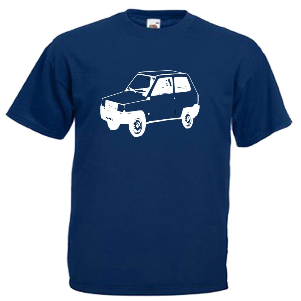 Shaniztoons Men's Deep Navy Fiat Panda T Shirt Xxl Navy