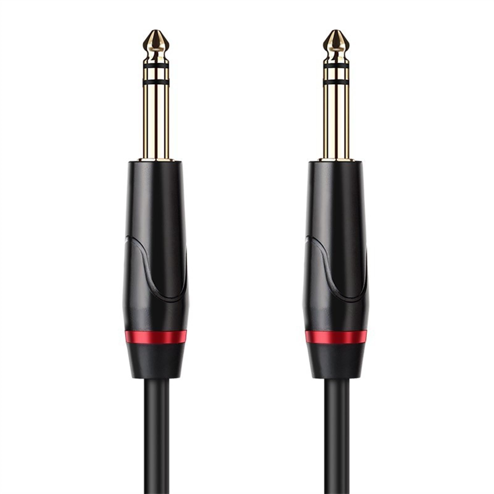 Przewód połączeniowy audio 6,35 mm 3-rdzeniowy męski na dwukanałowy kabel audio do wzmacniacza miksującego gitarę 0,5-10 m(5m)