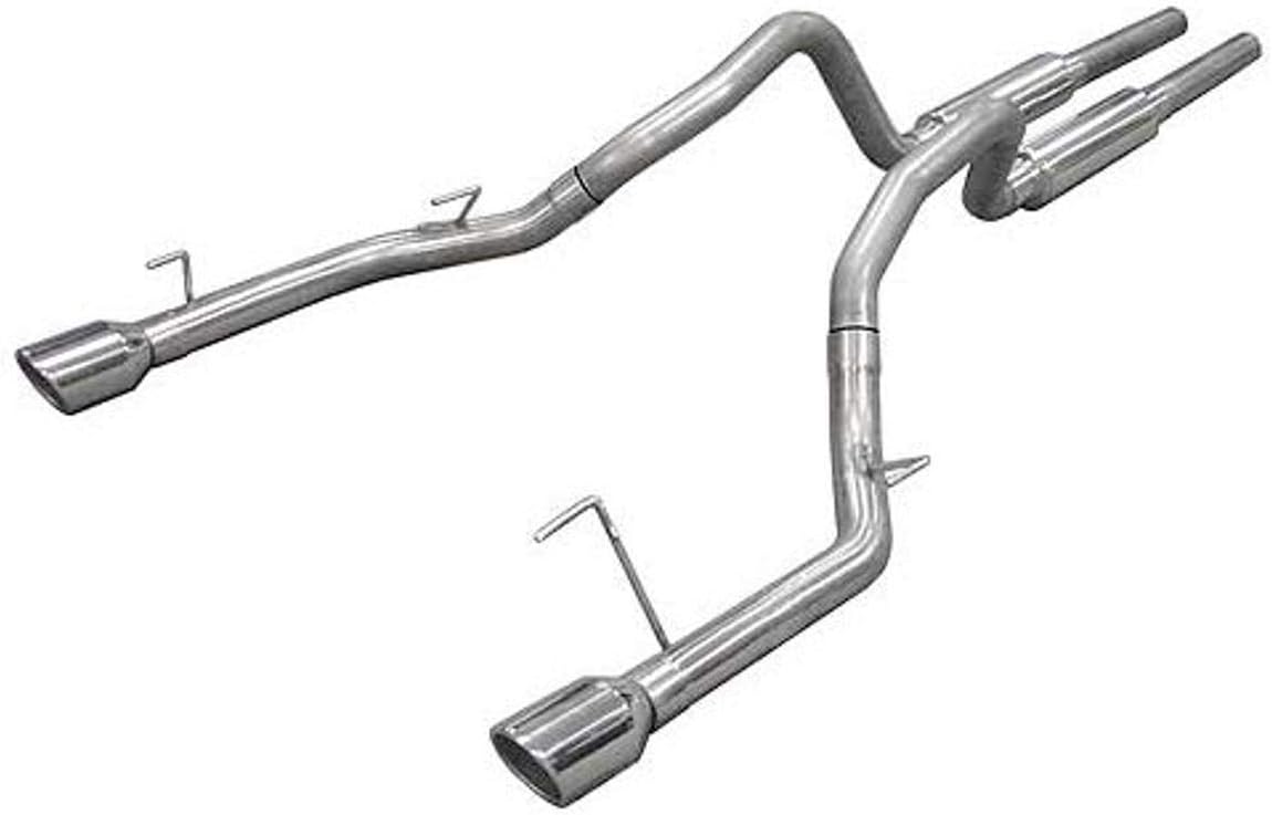 Pypes Performance Exhaust Pypes Performance ExhaustPypes Exhaust SFM79 Super System 2-1/2" Diameter304 Stainless Steel Cat-Back Exhaust System for Ford Mustang V6