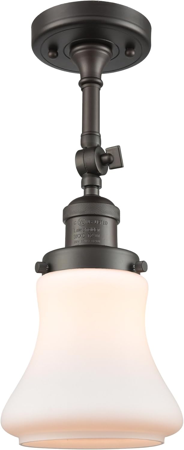 Innovations 203-BK-G191 1 Light Sconce, Matte Black