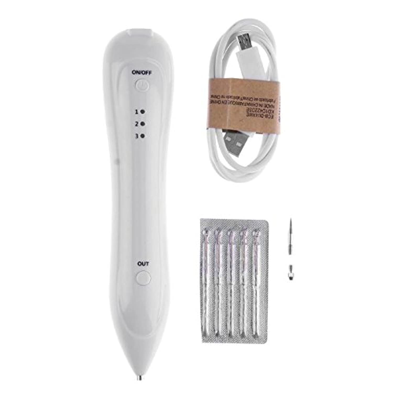 Electric Freckle Skin Mole Dark Spot Remover Pen Skin Tag Remover Dark Spot Wart Speckle Tattoo Removal Pen Adjustable Multi-Speed-image-42