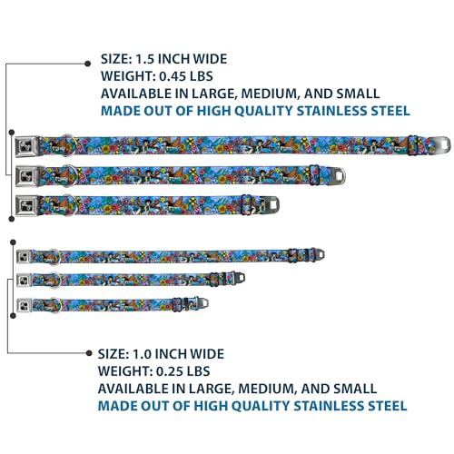 Collier de chien Buckle Down anti-ouverture accidentelle taille Medium motif Fée