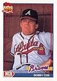 Bobby Cox baseball card 1991 Topps #759 (Atlanta Braves Legendary Manager)