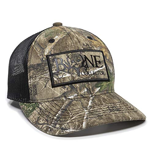 Bone Collector Logo Cap, Structured Mesh Back Hat with QTech™ Cooling Sweatband, One Size, Camo