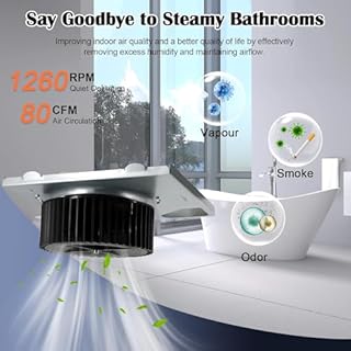 Hiorucet 676-D/2676F-A Replacement Fan Assembly for Nutone Broan 676, NT080C, DX90, VSBP90M, 684-D/2684F-A, 684NT-A, 683-C, 80RDF, 80RDB, HD50, S97015159 97015159 Exhaust Fan Motor Replacement