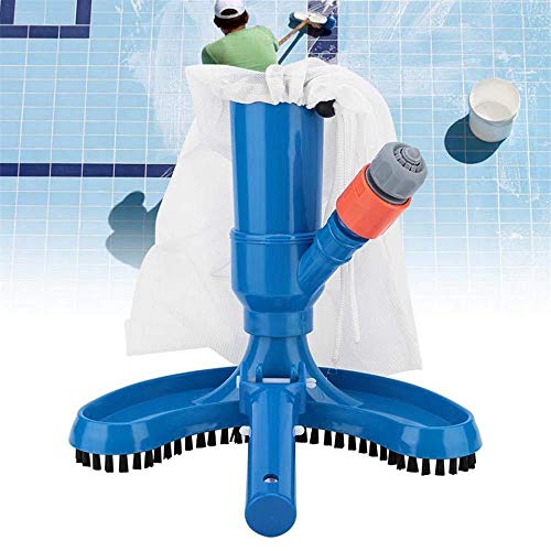 Tomshin Fonte para limpeza de manchas para piscina com escova a jato de vácuo
