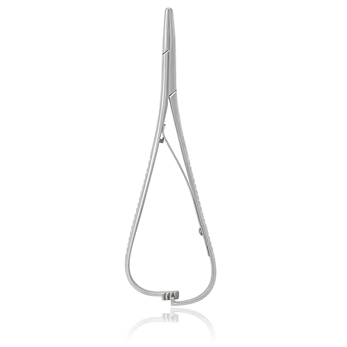 Miniatura 7 de OdontoMed2011 Mathieu - Alicates de colocación elásticos de 5.5 pulgadas, soporte de aguja de acero inoxidable