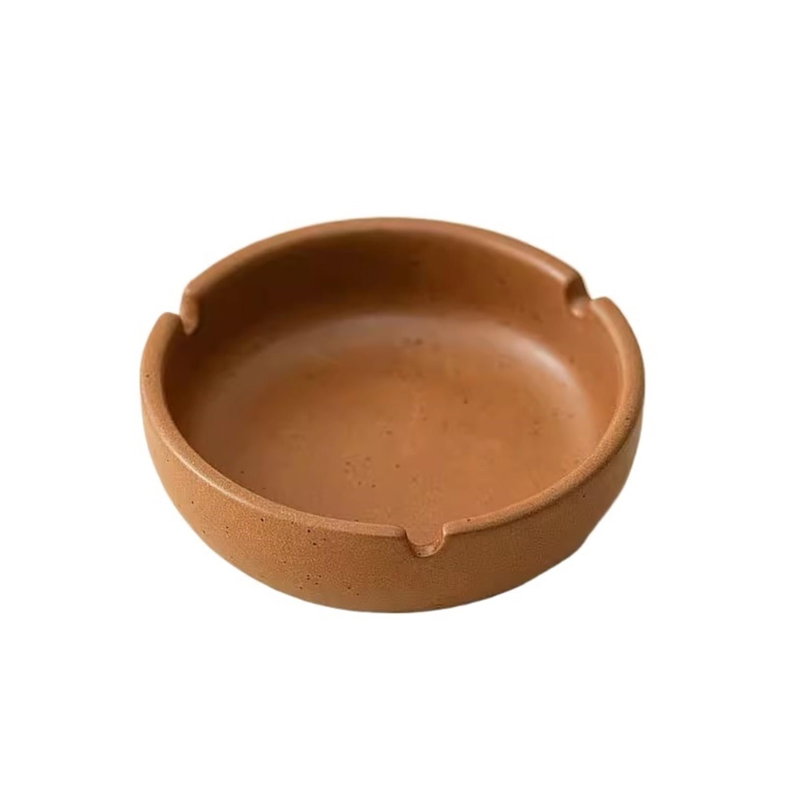 Zhaoj24-05 Cigar Ashtrays Small Circular Ceramic Ashtray For Home Useliving Room Hotel(Bruin)
