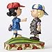 Peanuts by Jim Shore Baseball Schroeder and Lucy Stone Resin Figurine, 6”