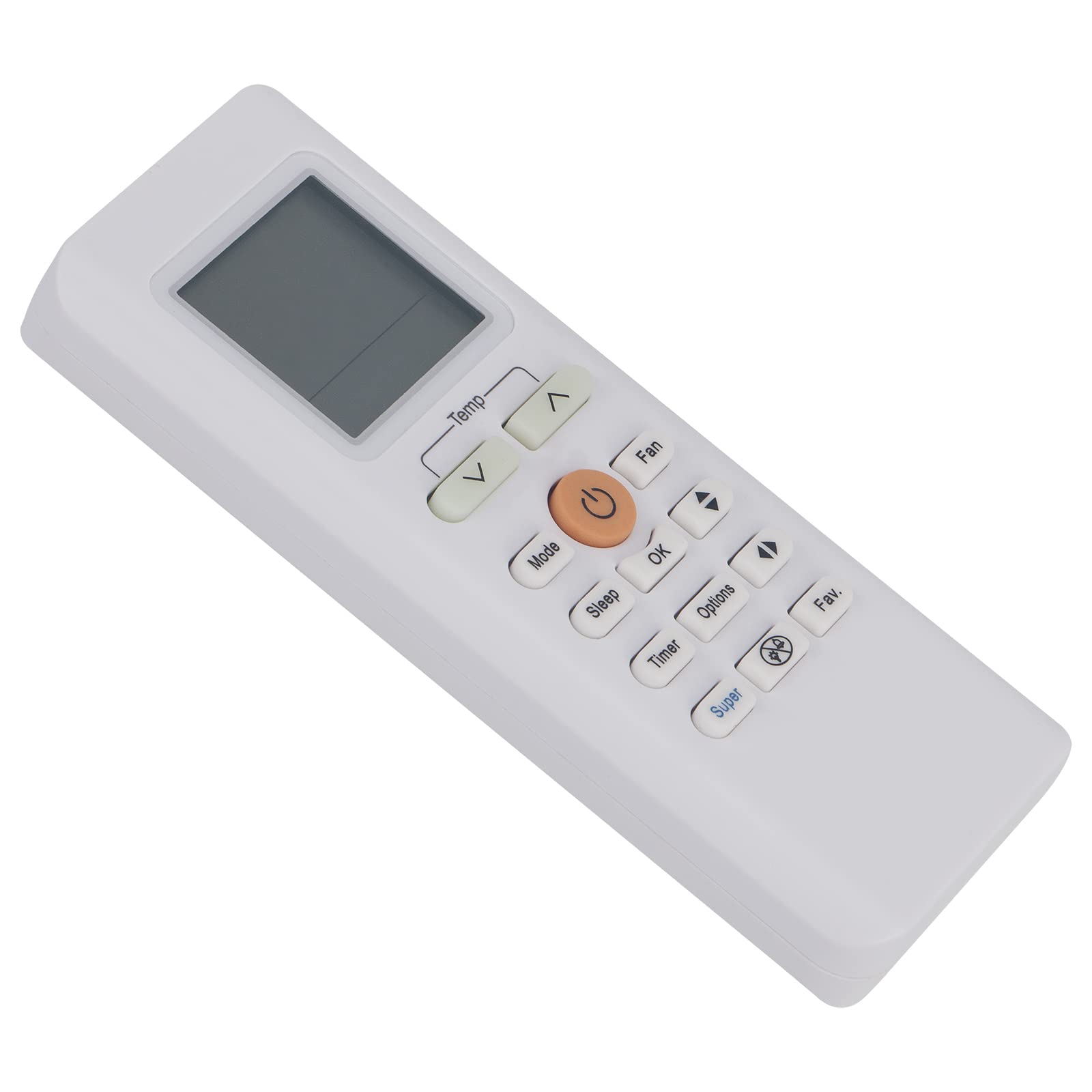 VINABTY RG70A BGEF Zamiennik pilota do klimatyzatora MIDEA MA-09NXD0-I, MA-12NXD0-I, MA-18NXD0-I, MA-24NXD0-I, RG70A/BGEF, RG70C/BGEF, RG70C1/BGEF, RG70E/BGEF pilot zdalnego sterowania