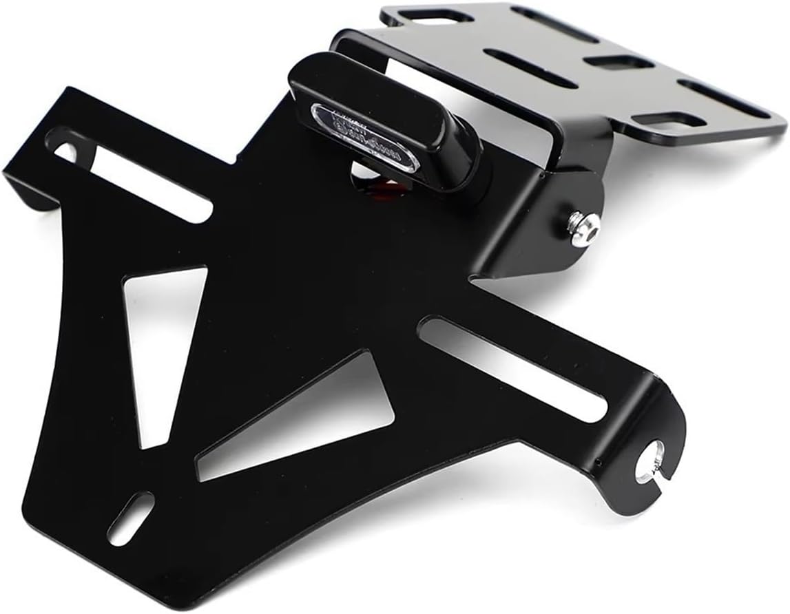 ナンバープレートホルダー ユニバーサルオートバイ角度調整可能なナンバープレートフレームホルダーブラケットモーターバイク部品 フェンダ