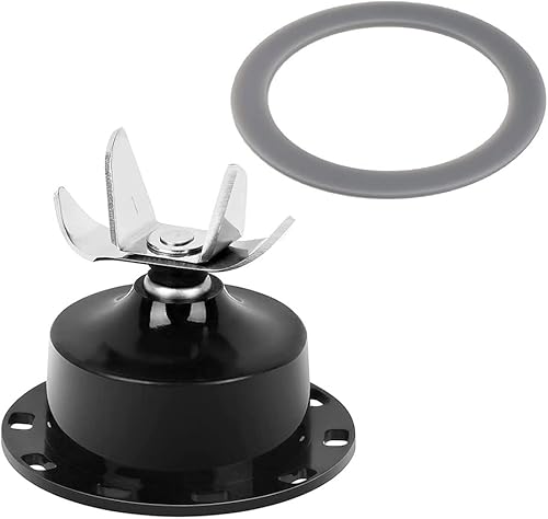 Miniatura 3 de Cuchilla de repuesto para Hamilton Beach, base de cuchilla de acero inoxidable con junta de goma, piezas de repuesto para licuadora, perfecta