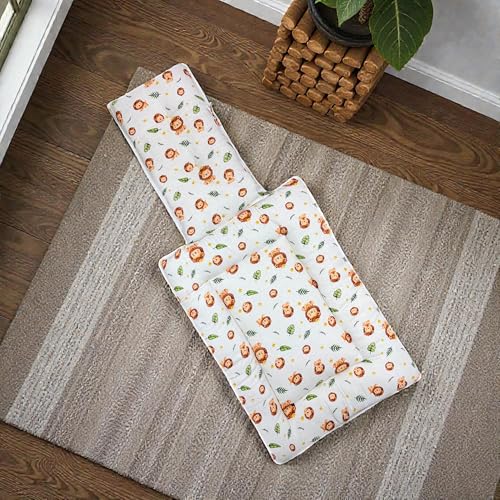 Image of NEW COMERS 3 in 1 Carry Nest Portable Cushion Bed with Waffle Texture Soft 100% Pure Muslin Padding Lightweight Travel Friendly Multi-Use Carry Wrap with Secure Support Design | Unisex Carry Bag Nest
