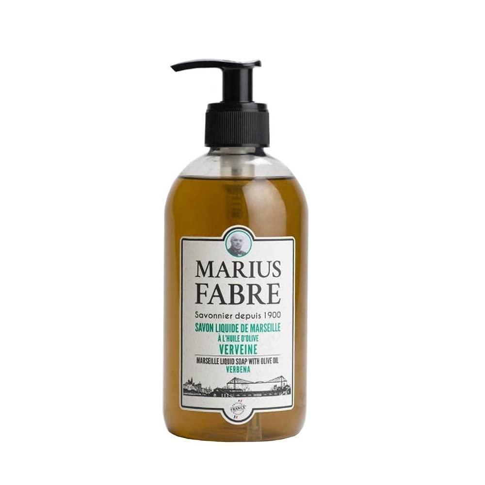 Marius Fabre Marseilles Liquid Soap Verbena 400 Ml 13.5 Fl Oz