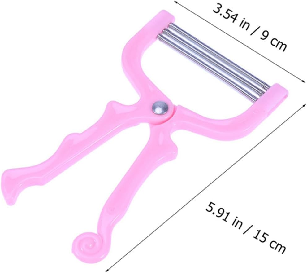 1Set Manual Facial Hair Remover Hair Threader Epilator for Women Portable Beauty Tool for Smooth Skin for Home Work Travel Use