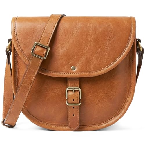 Sac à bandoulière cuir véritable grand format pour ne plus manquer d'espace