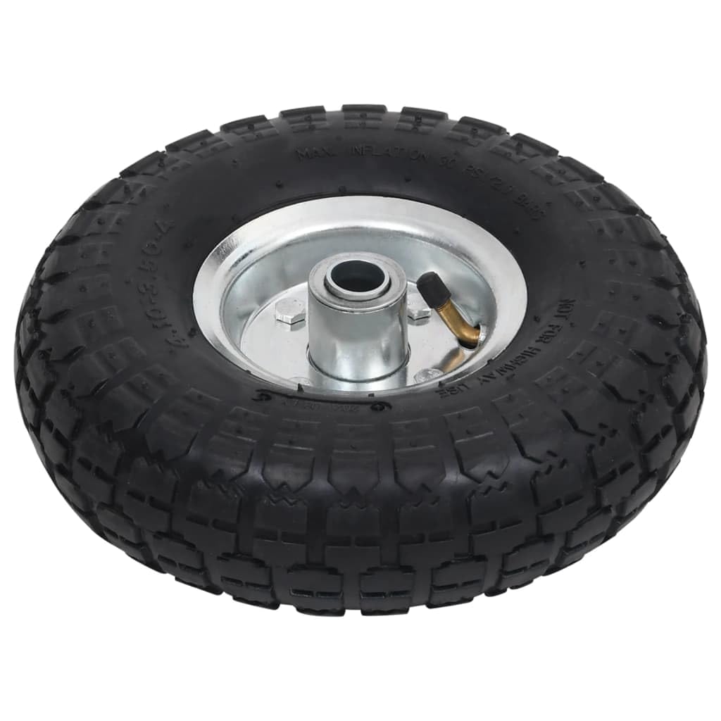 vidaXL 4X Ruote Carrello a Mano in Gomma 4.10/3.50-4 (260x83) Rotelle Ricambi