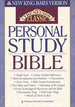 Hardcover Holy Bible: Nelson Classic Personal Study Bible, New King James Version, Black Indexed (Style No. 165I/Black Indexed) Book