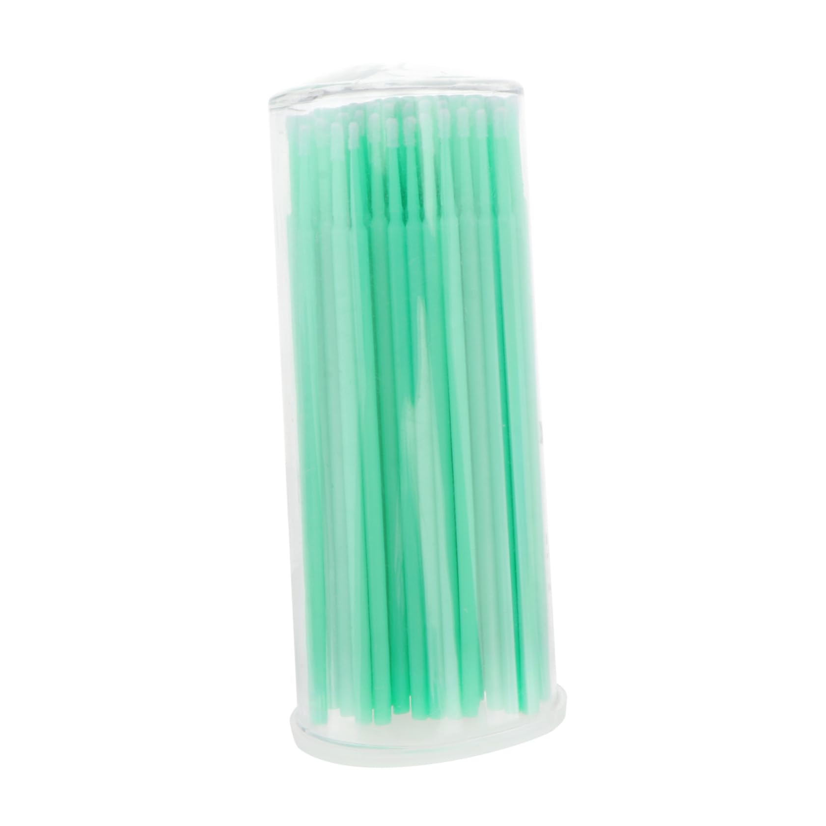 FOMIYES 100pcs Green Disposable Lash Extension Micro Brush Applicators for Mascara Glue Rem