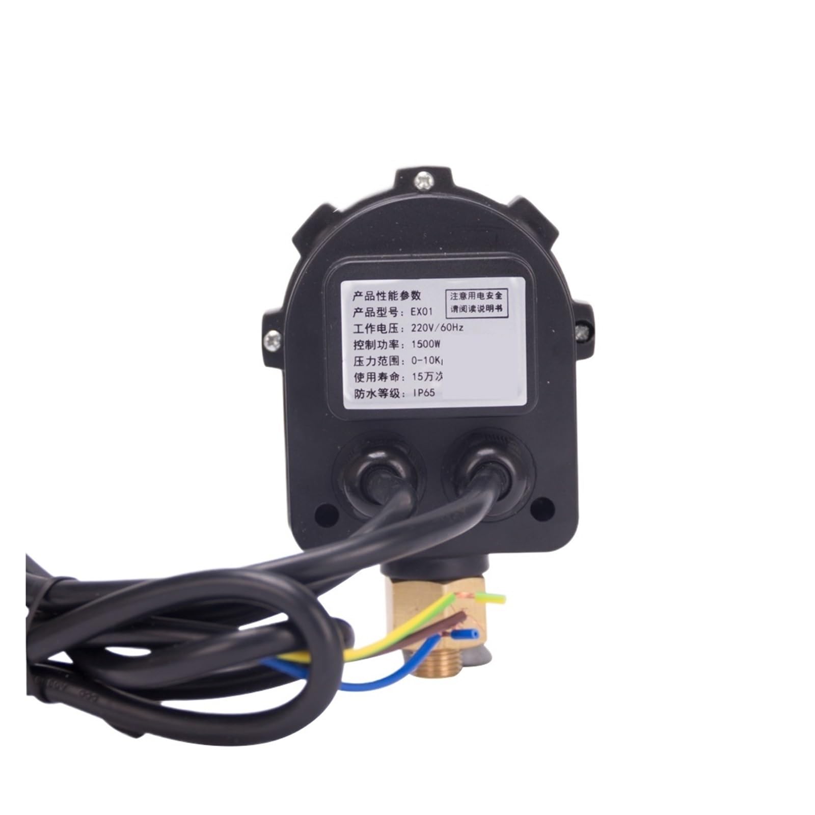Misuratore di Pressione Manometro digitale intellinte for acqua a doppio relè 0-10KG, pressostato di contatto elettrico idraulico del compressore d'aria ad alto controller