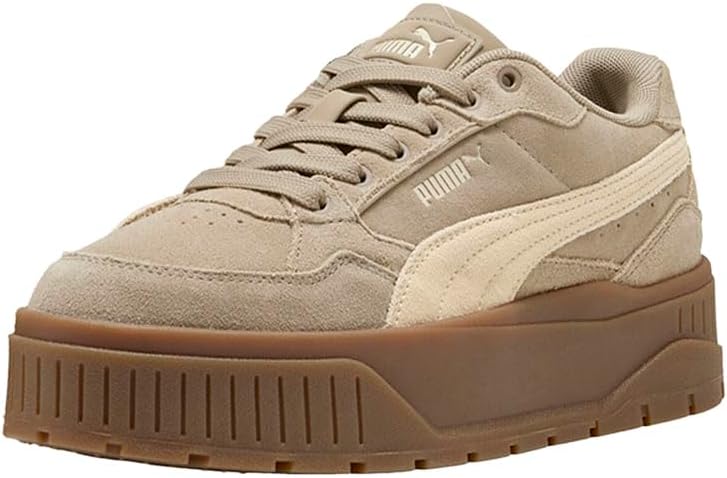 PUMA Womens Karmen Ii Idol Platform Lace Up Sneakers Shoes Casual - Beige - Size 5.5 M - Image 2